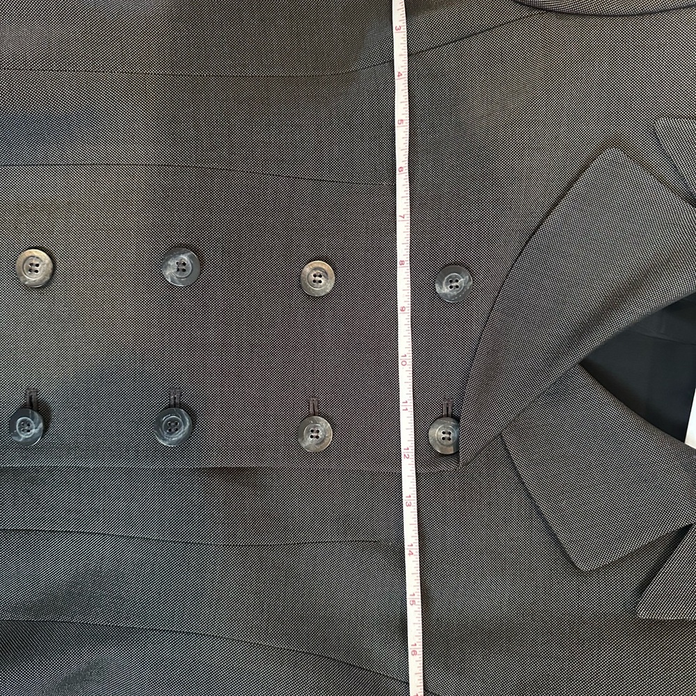 Kasper 8P Business Suit. Dark Gray - Picture 5 of 8